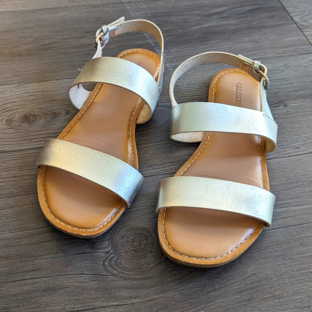 Gold Old Navy Sandals
